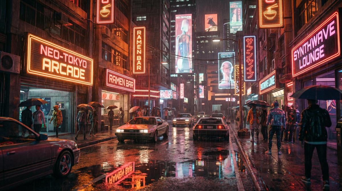 麻豆霓虹都市夜景视频